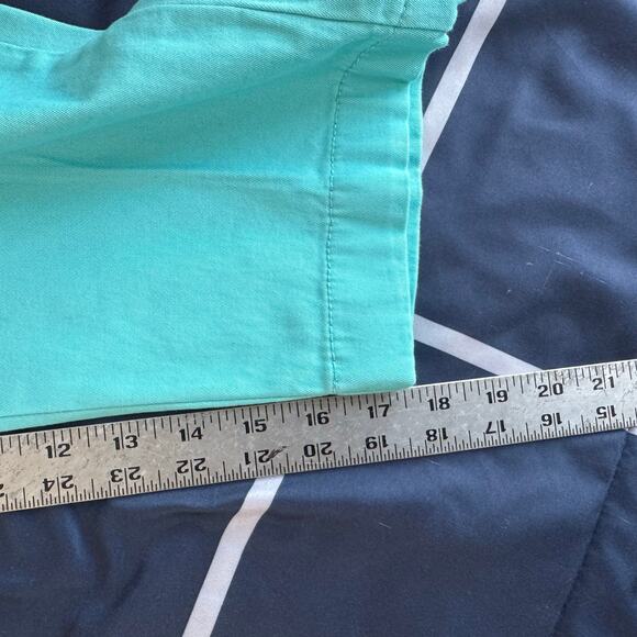 St. John’s Bay Turquoise Capri Pants Women’s Size 10 100% Cotton - Picture 5 of 7